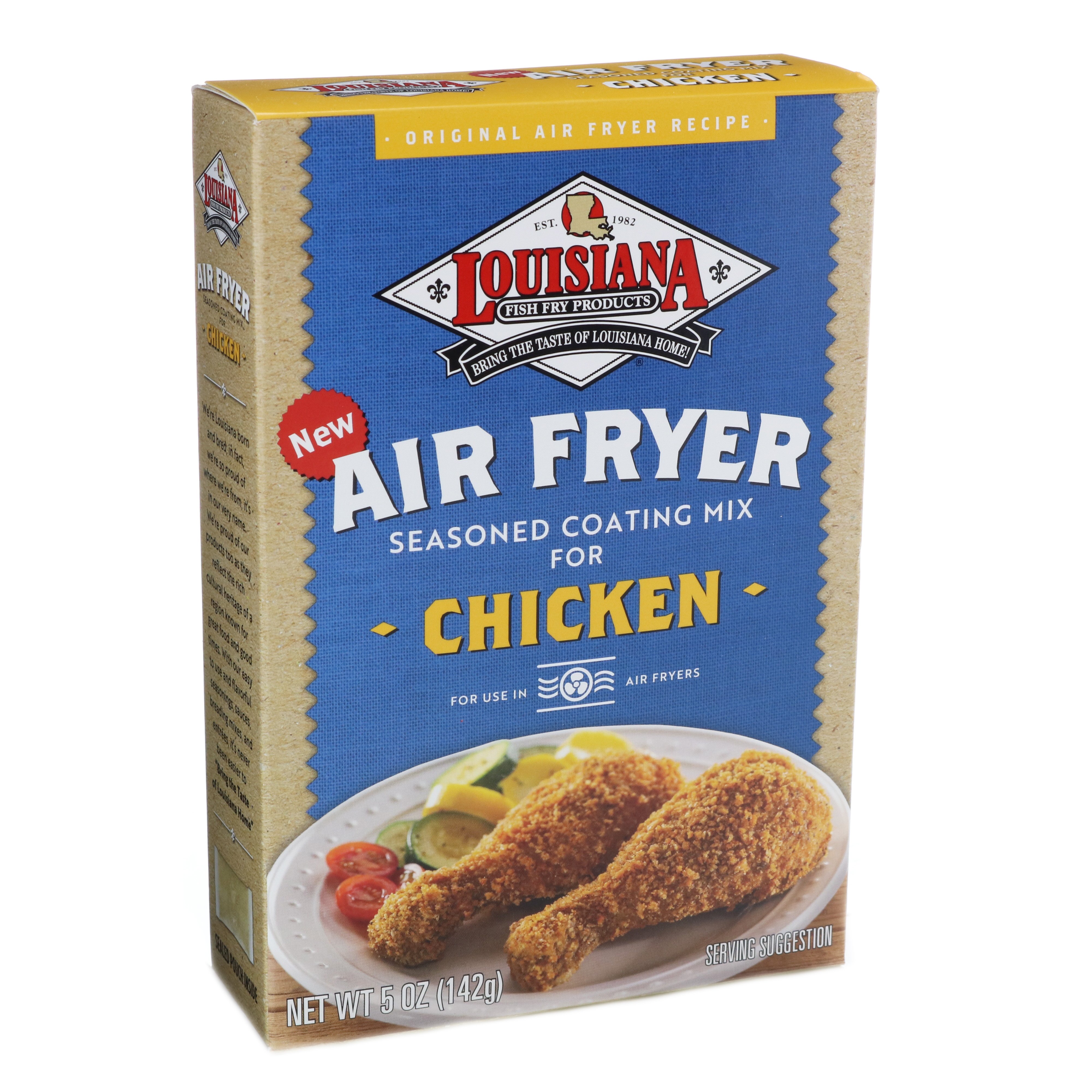 Louisiana Fish Fry Products Air Fryer Seasoned Coating Mix for Chicken - Shop Breading & Crumbs ...