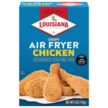 Louisiana Fish Fry Products Air Fryer Seasoned Coating Mix for Chicken, 5 oz