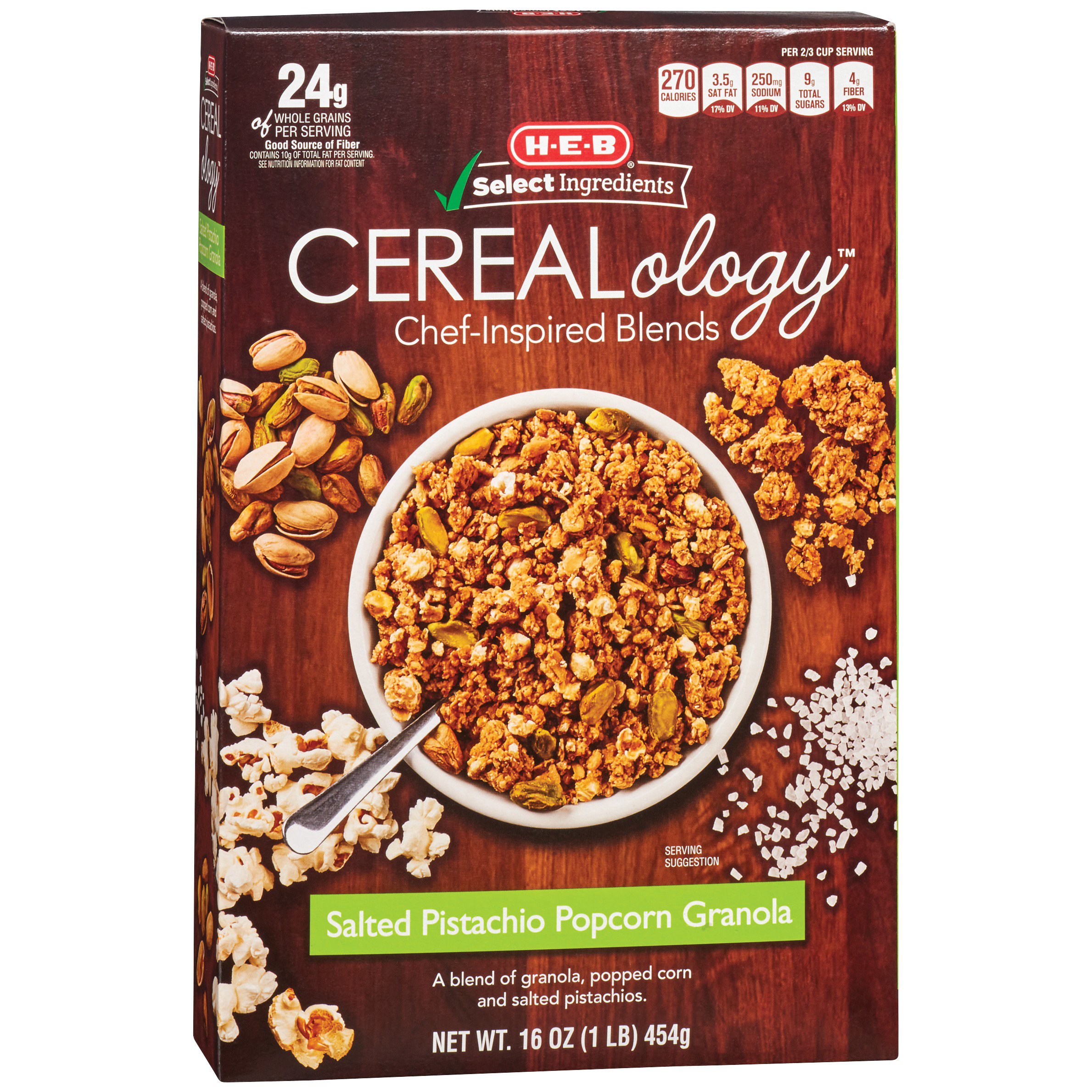 HEB Select Ingredients Cerealology Pistachio Popcorn Granola Shop