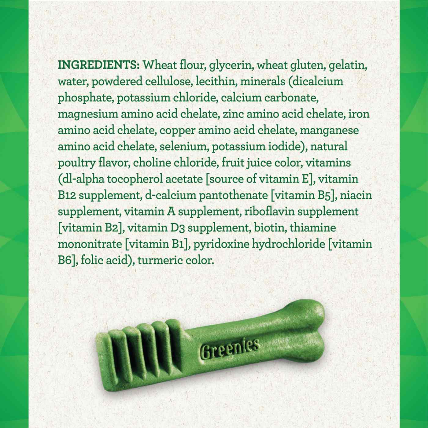 GREENIES Original TEENIE Natural Dental Care Dog Treats; image 2 of 5