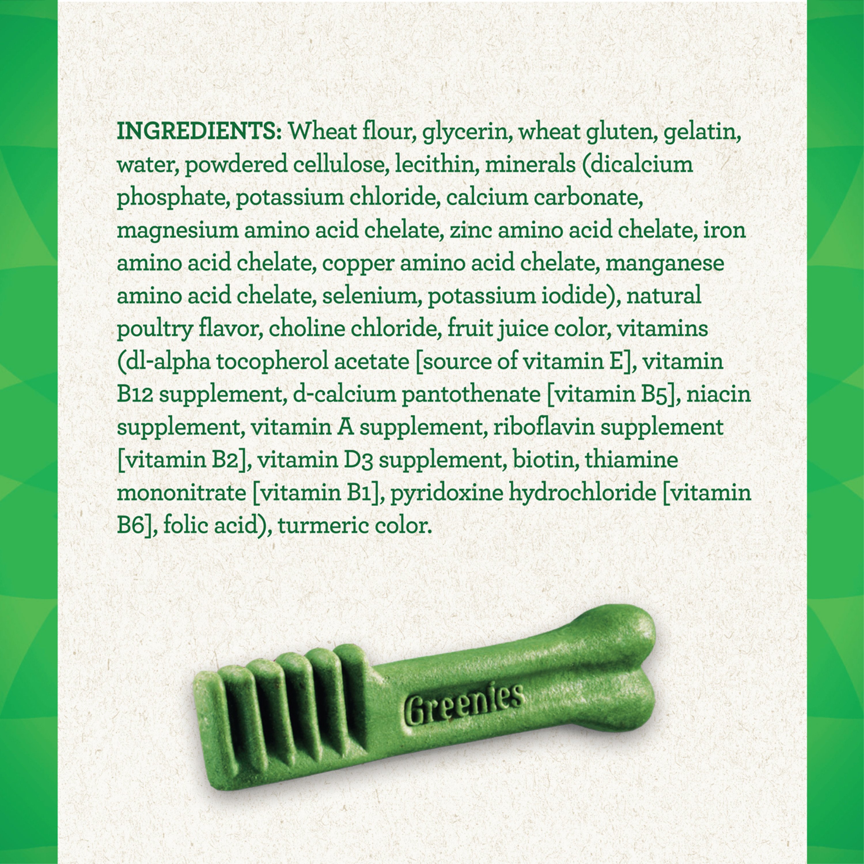 Calories in greenies for dogs 2025