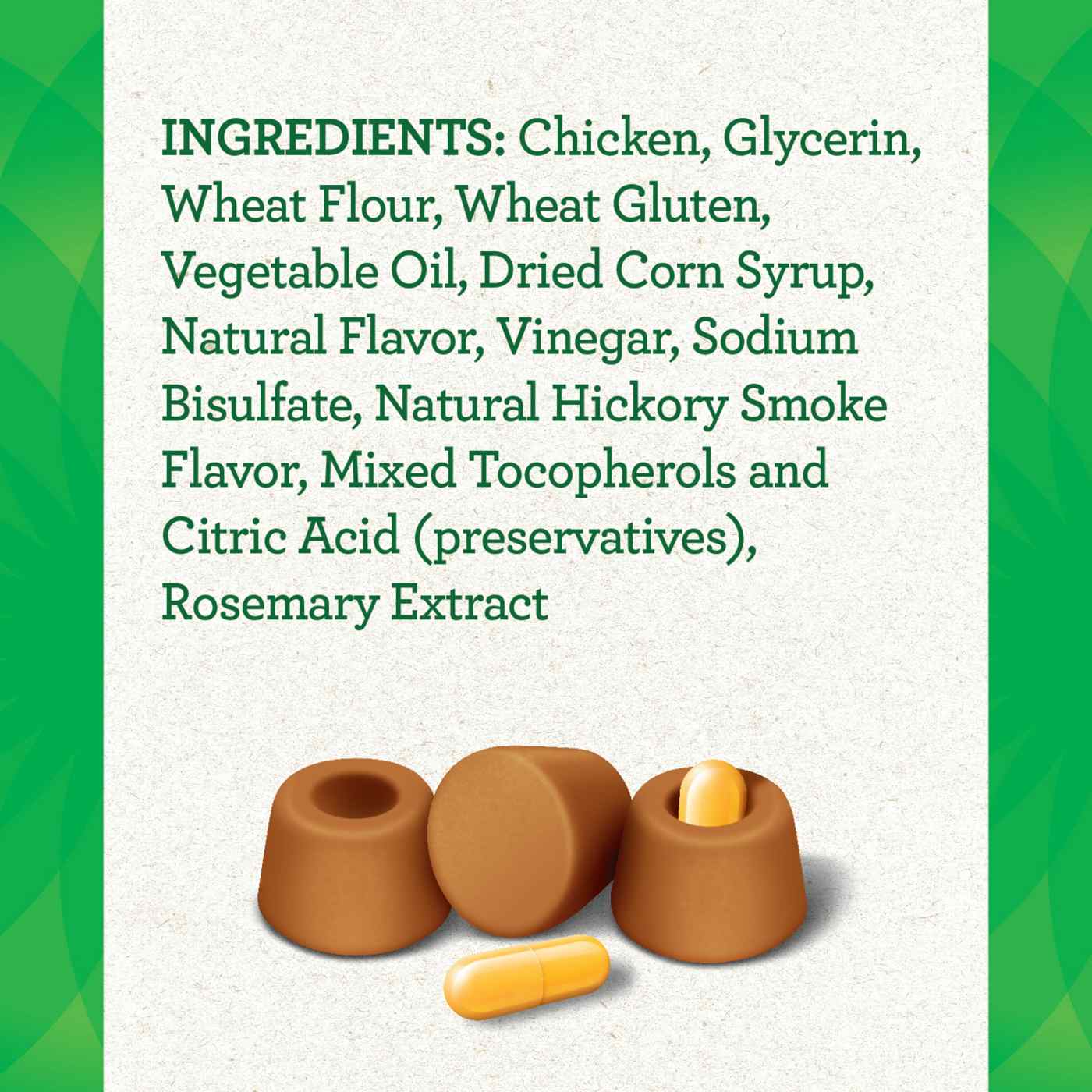 GREENIES PILL POCKETS for Dogs Capsule Size - Chicken Flavor; image 2 of 5