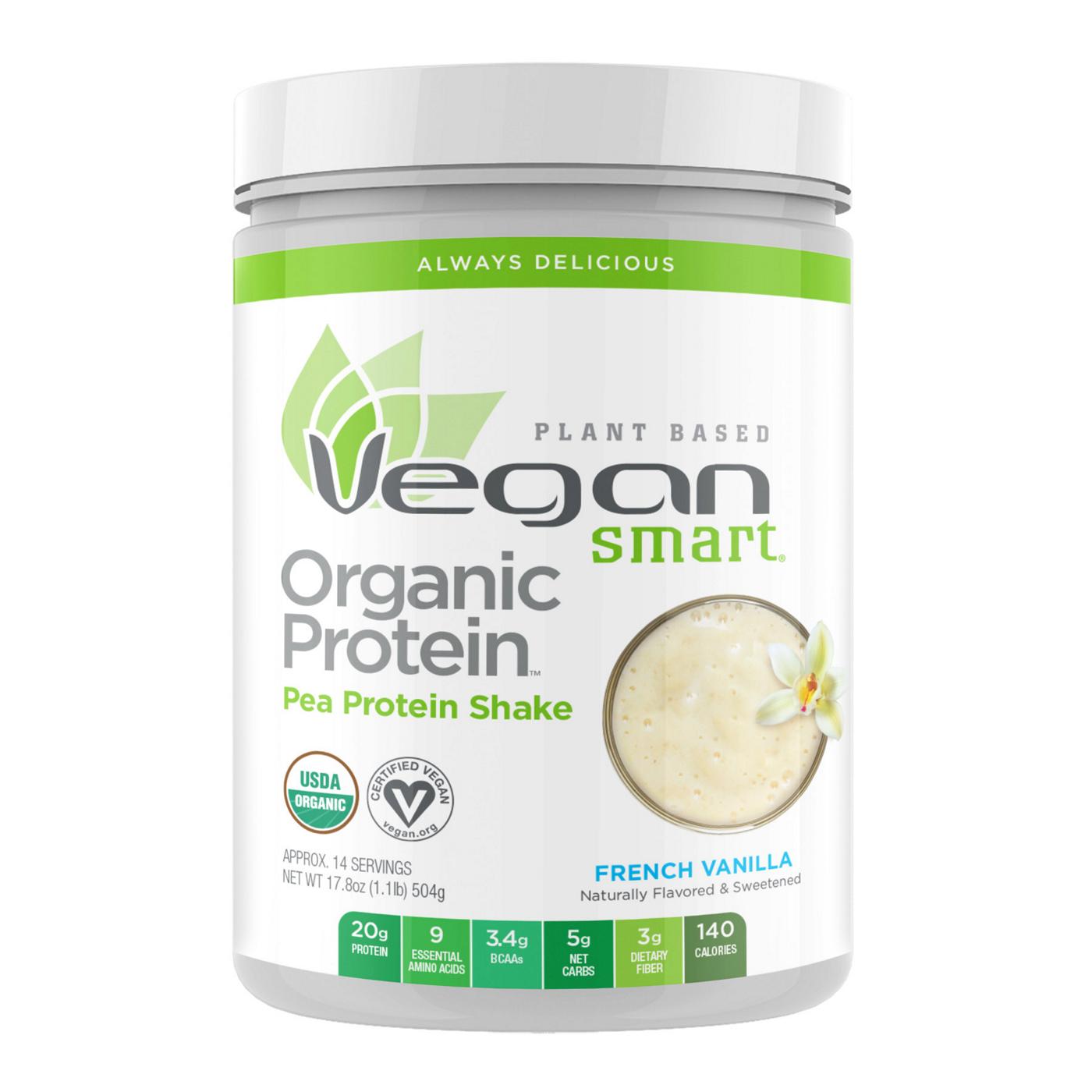Vegan Smart Vegan Smart French Vanilla Organic Protein Shake; image 1 of 4