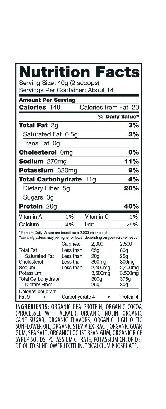 Naturade Vegan Smart Chocolate Organic Protein Shake; image 4 of 4