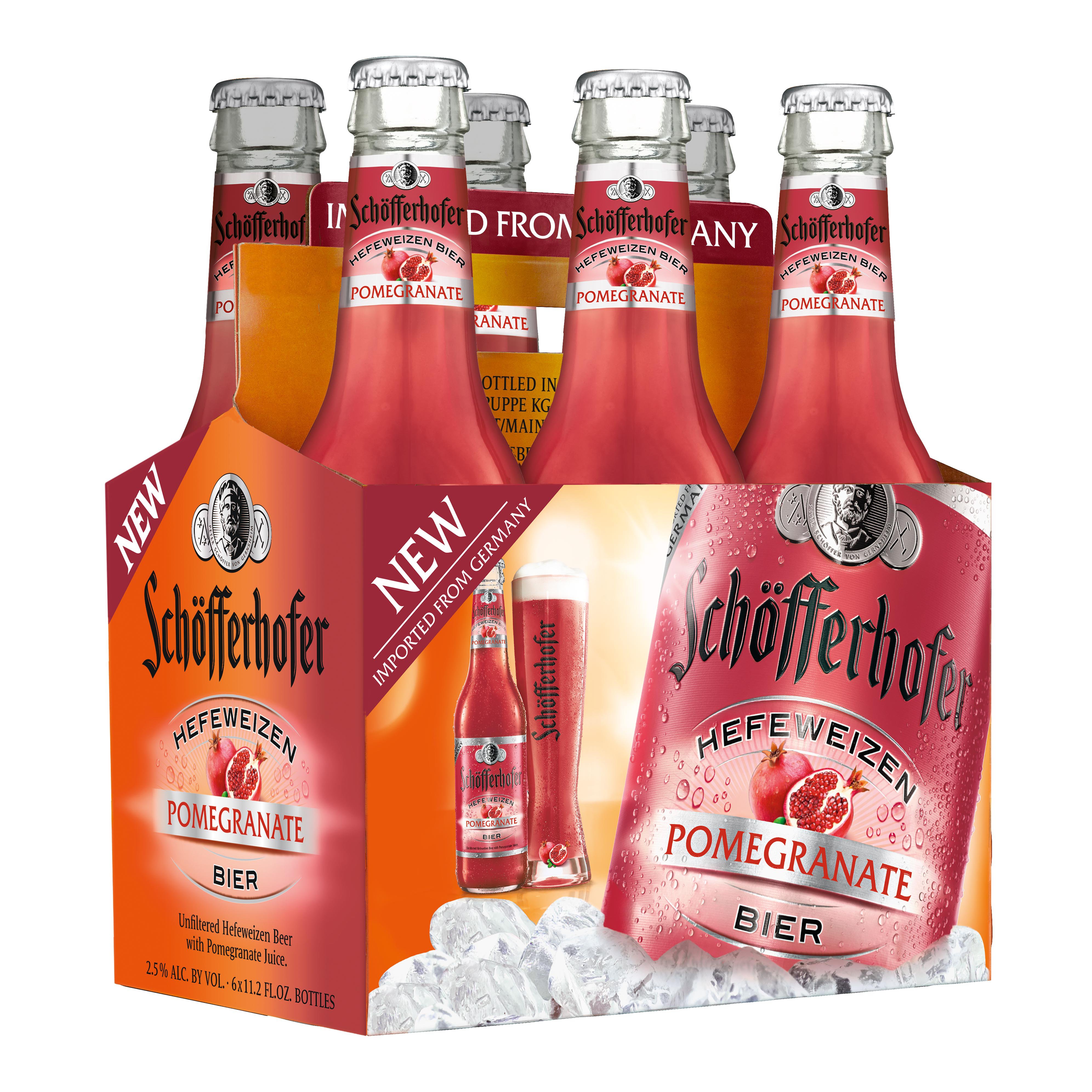 Schofferhofer Pomegranate Hefeweizen Beer 11.2 oz Bottles Shop Beer