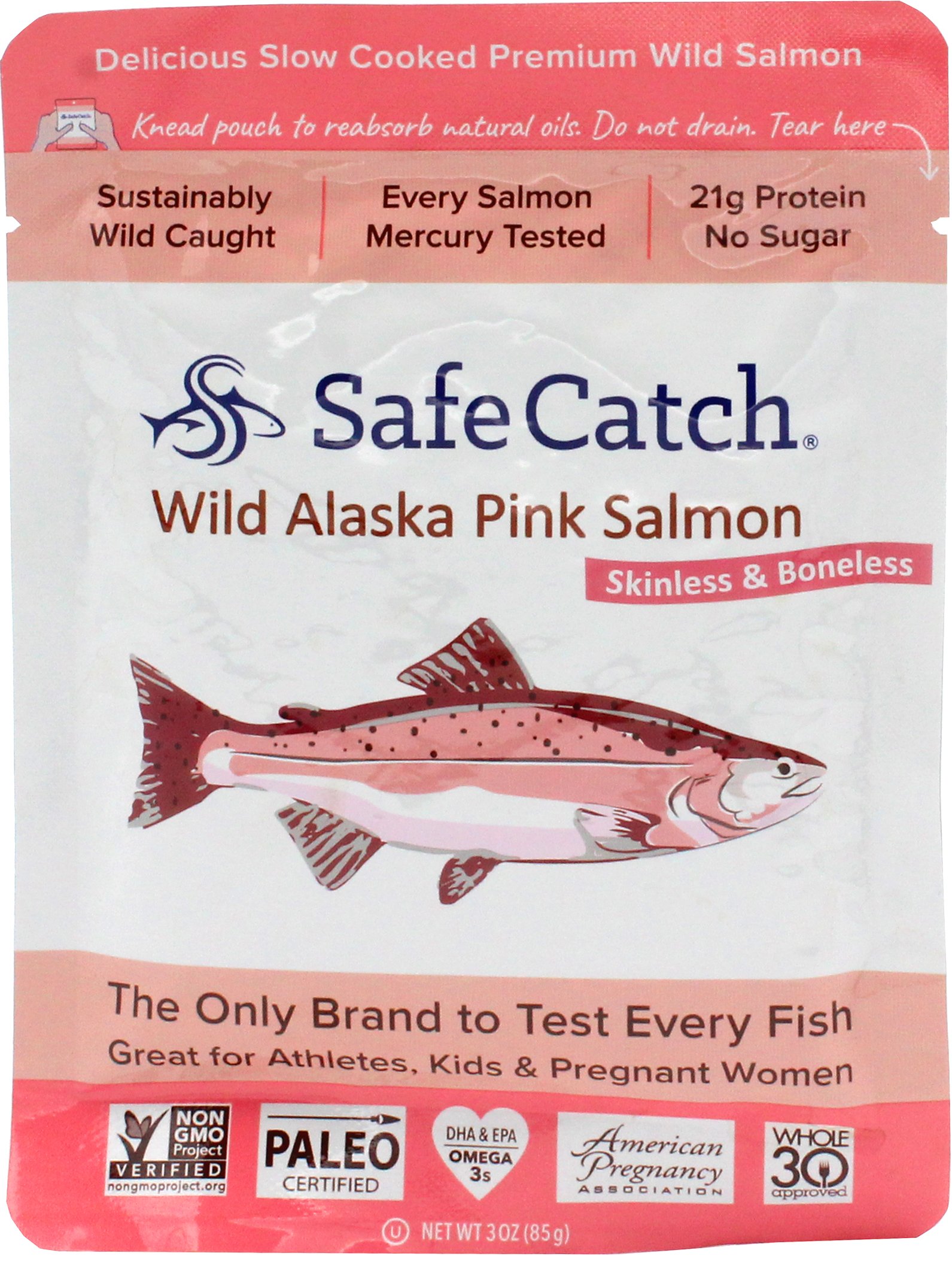 Safe Catch Wild Alaskan Pink Salmon Shop Seafood at HEB