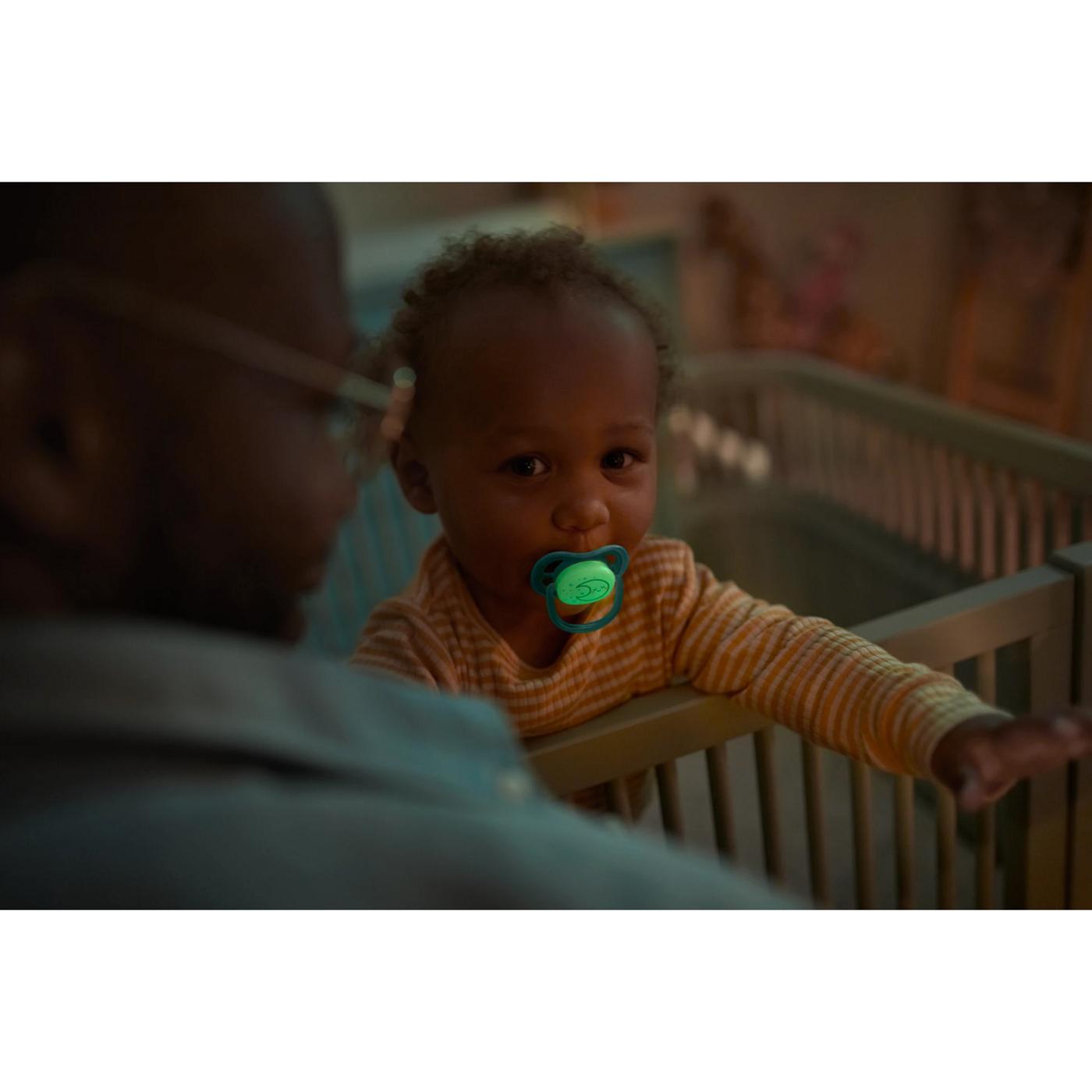 Avent Ultra Air Nighttime Pacifiers (6-18 Months) - Glows In The Dark; image 2 of 3