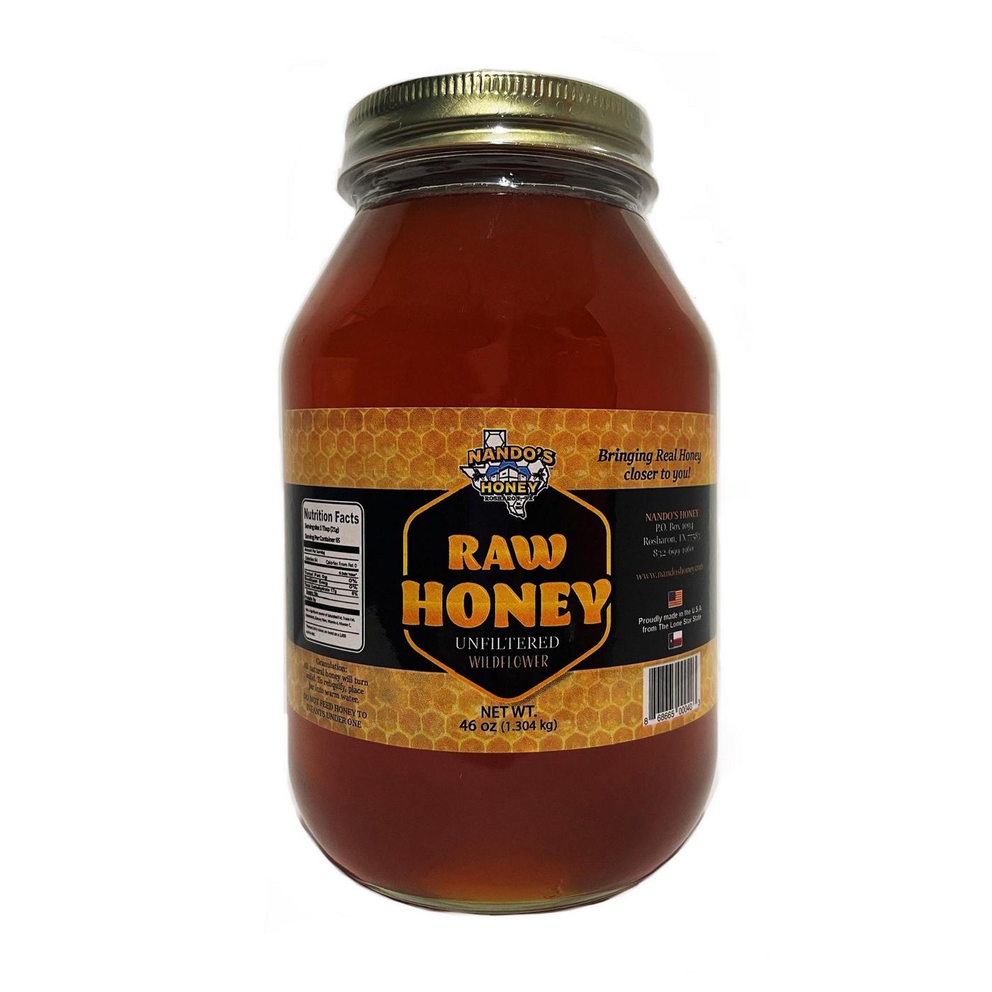 Nando's Honey Raw Wildflower Honey; image 1 of 3