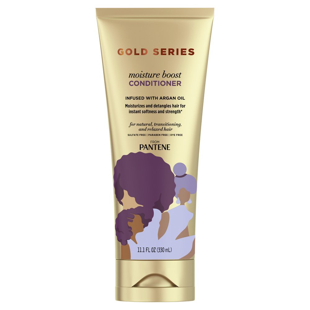 Pantene Gold Series Sulfate-Free Moisture Boost Conditioner Infused with  Argan Oil for Curly, Coily Hair - Shop Hair Care at H-E-B