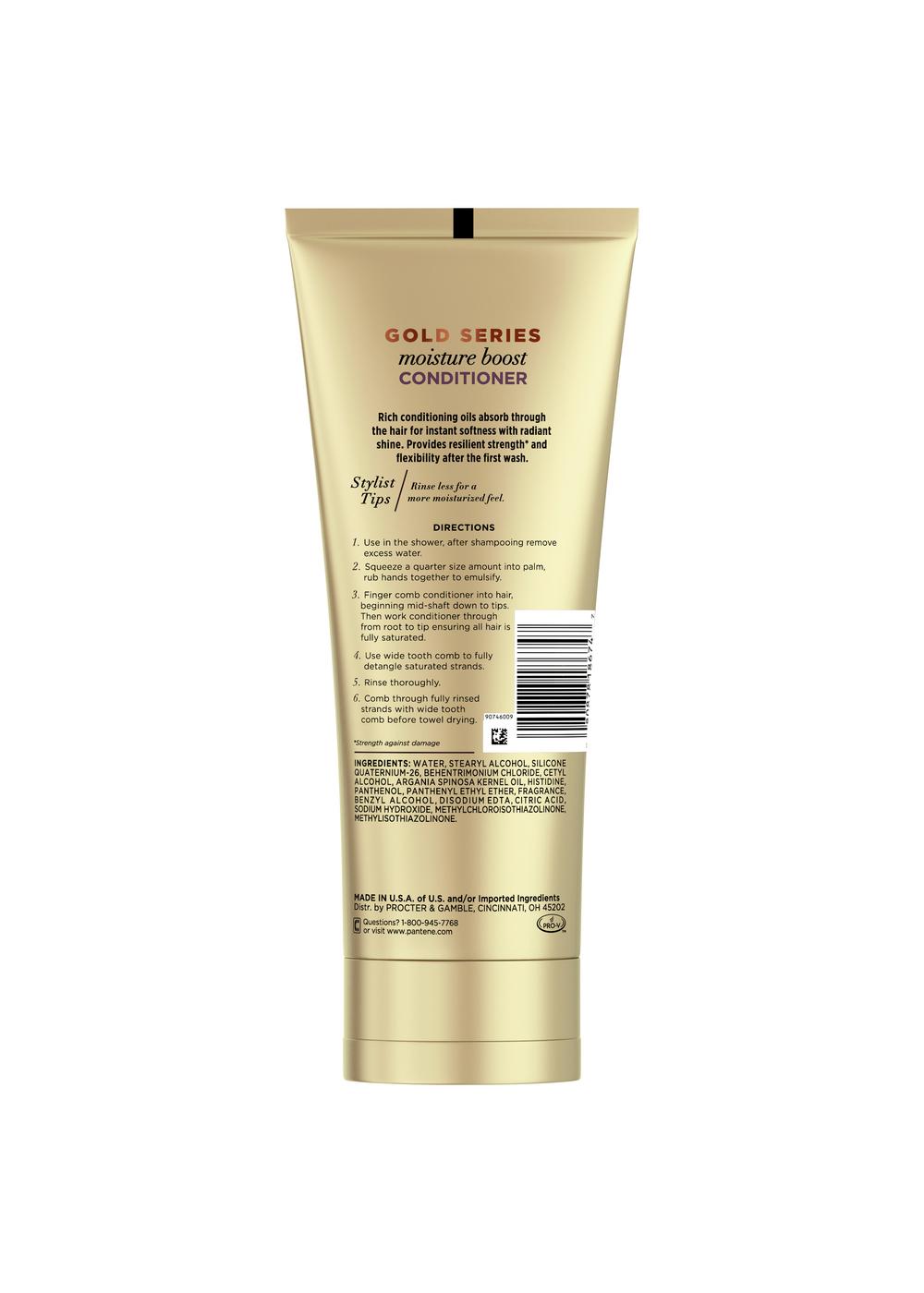 Pantene Gold Series Moisture Boost Conditioner; image 3 of 3