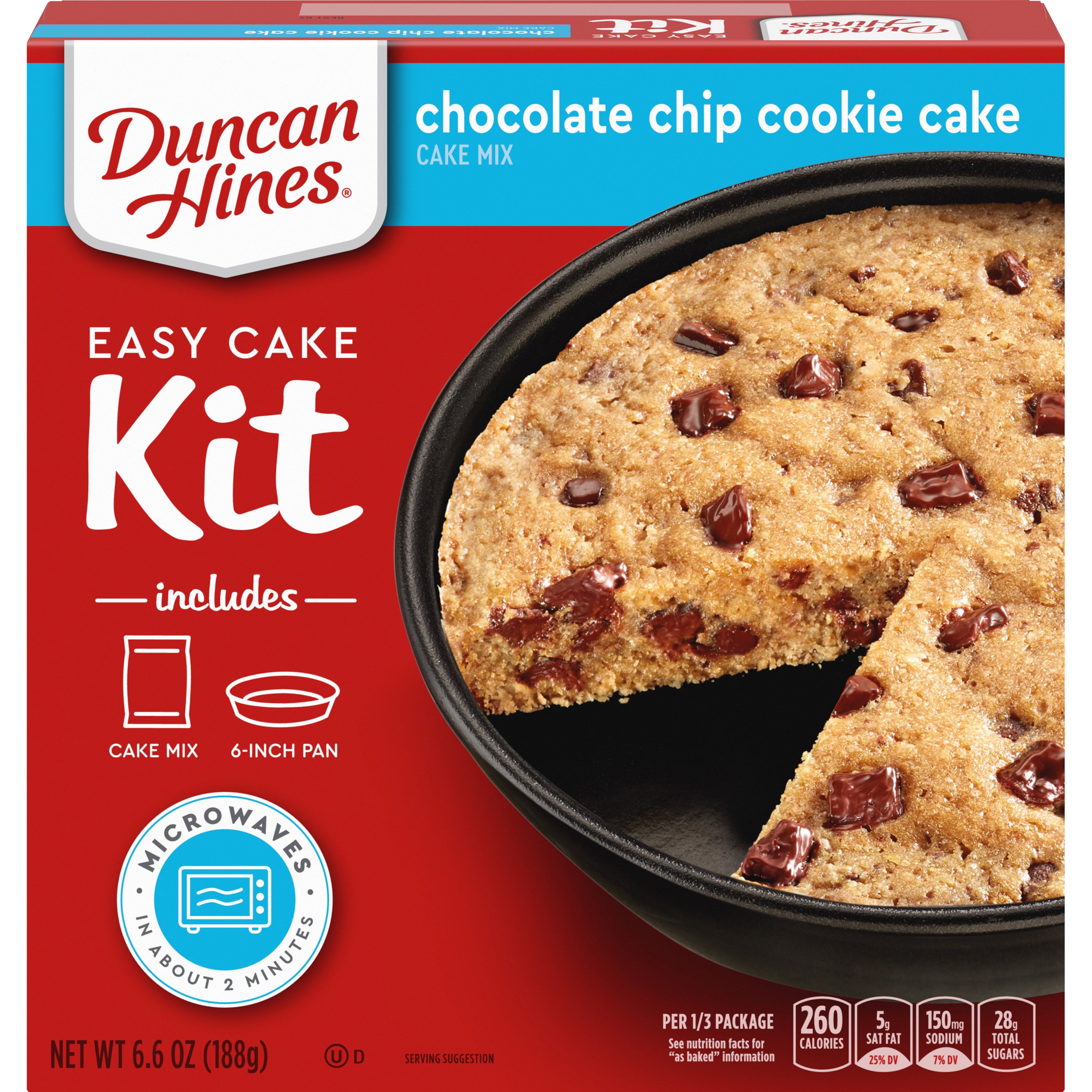 Duncan Hines Perfect Size Chocolate Chip Cookie Cake Mix Shop Baking Mixes At H E B