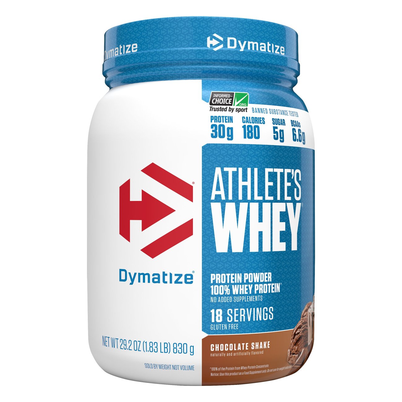 Dymatize Athlete's Whey Chocolate Shake Protein Powder Shop Diet