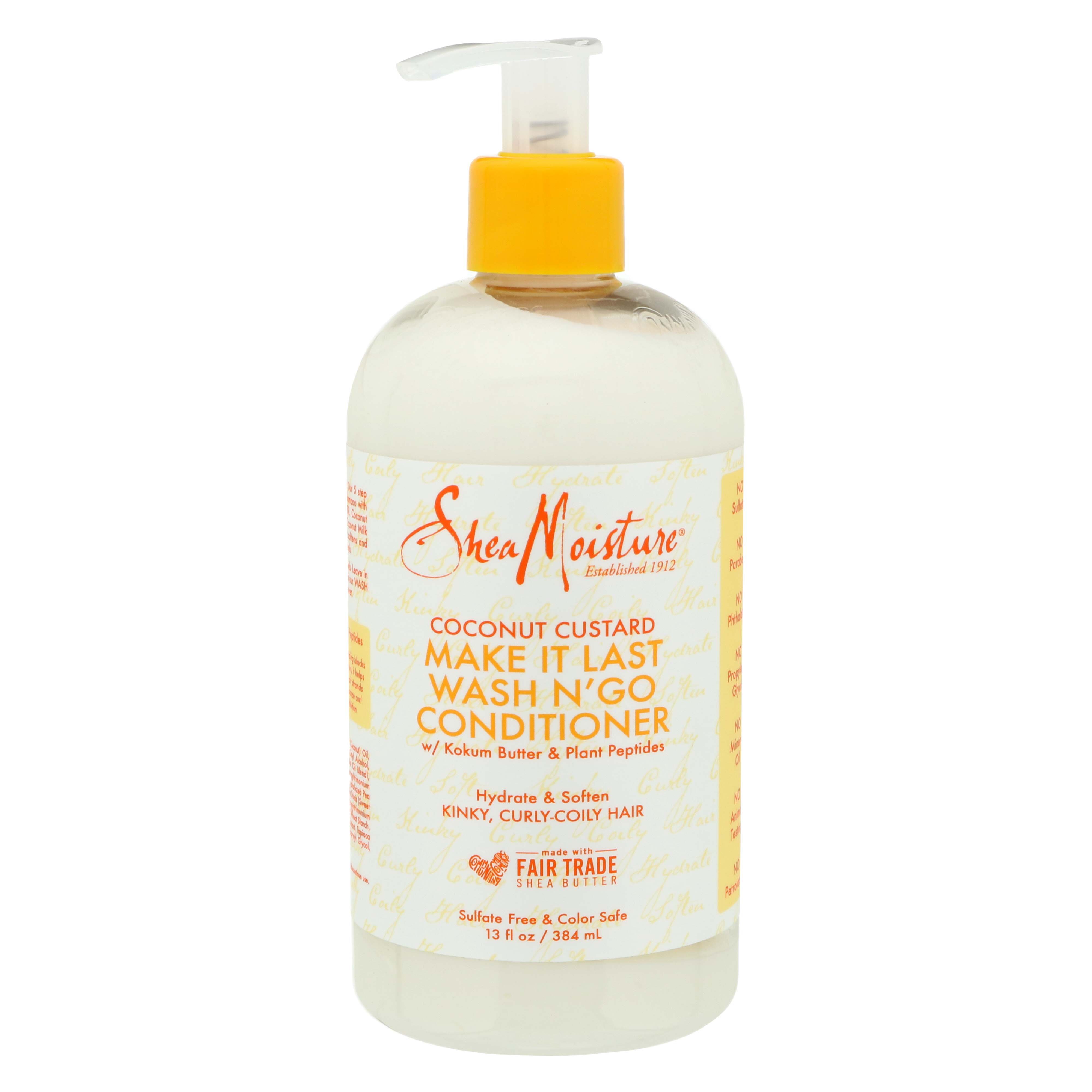Shea Moisture Coconut Custard Wash N' Go Conditioner Shop Shampoo