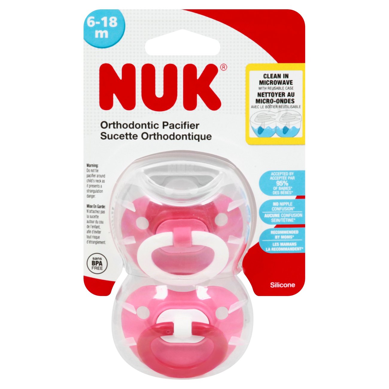 how to sanitize nuk pacifier in case