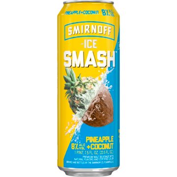Smirnoff Ice Smash Pineapple And Coconut, 23.5 fl oz