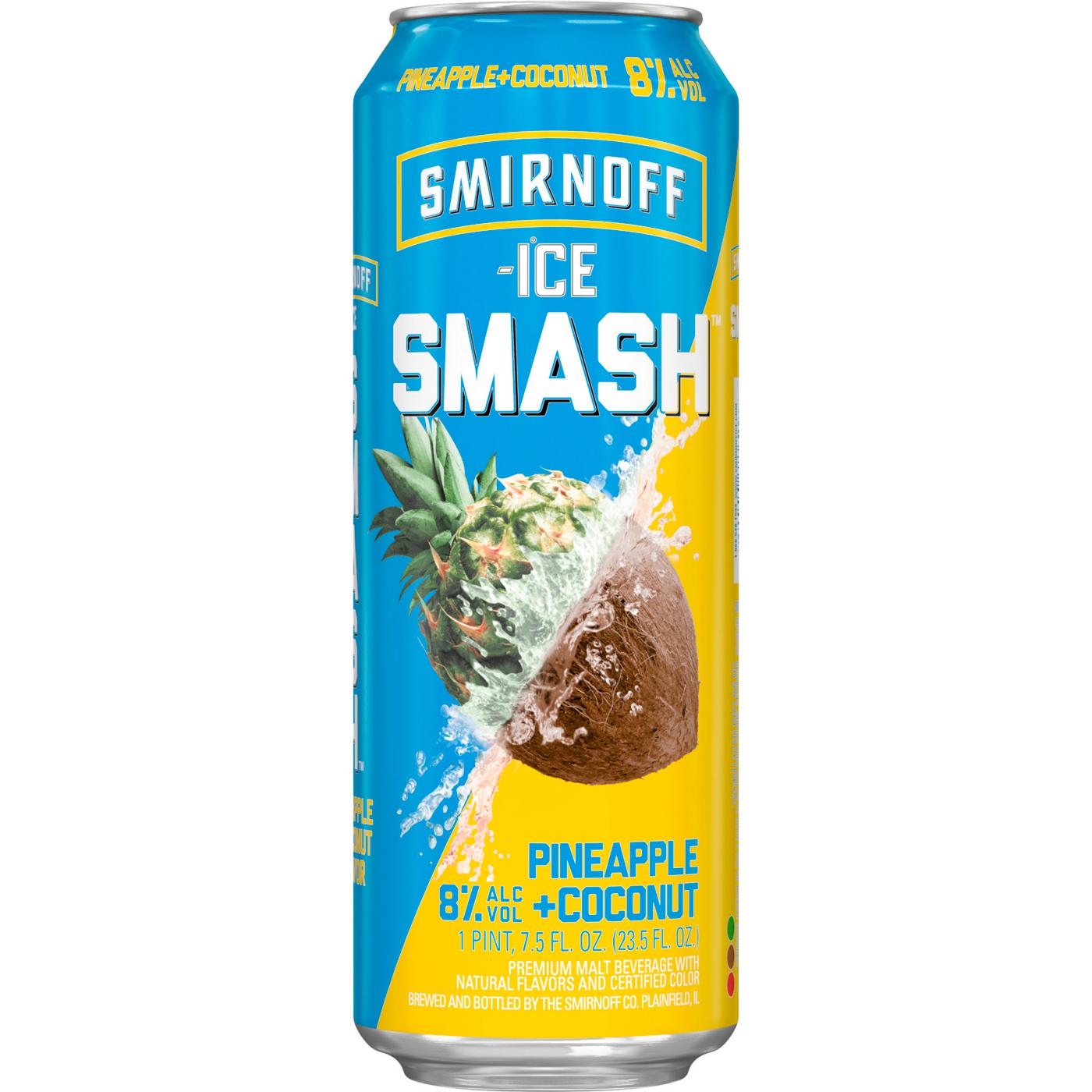 Smirnoff Ice Smash Pineapple And Coconut; image 2 of 2