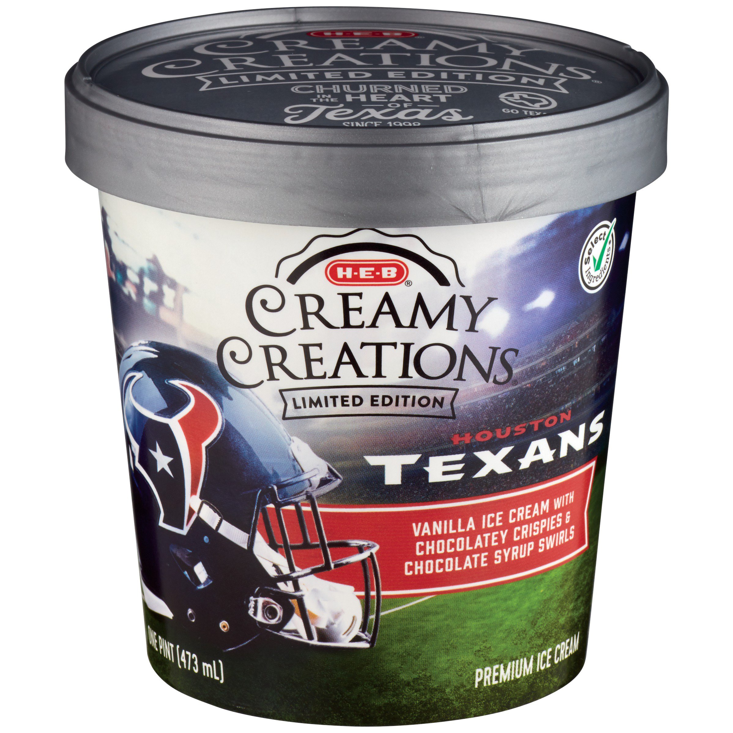 HEB Select Ingredients Creamy Creations Houston Texans Limited