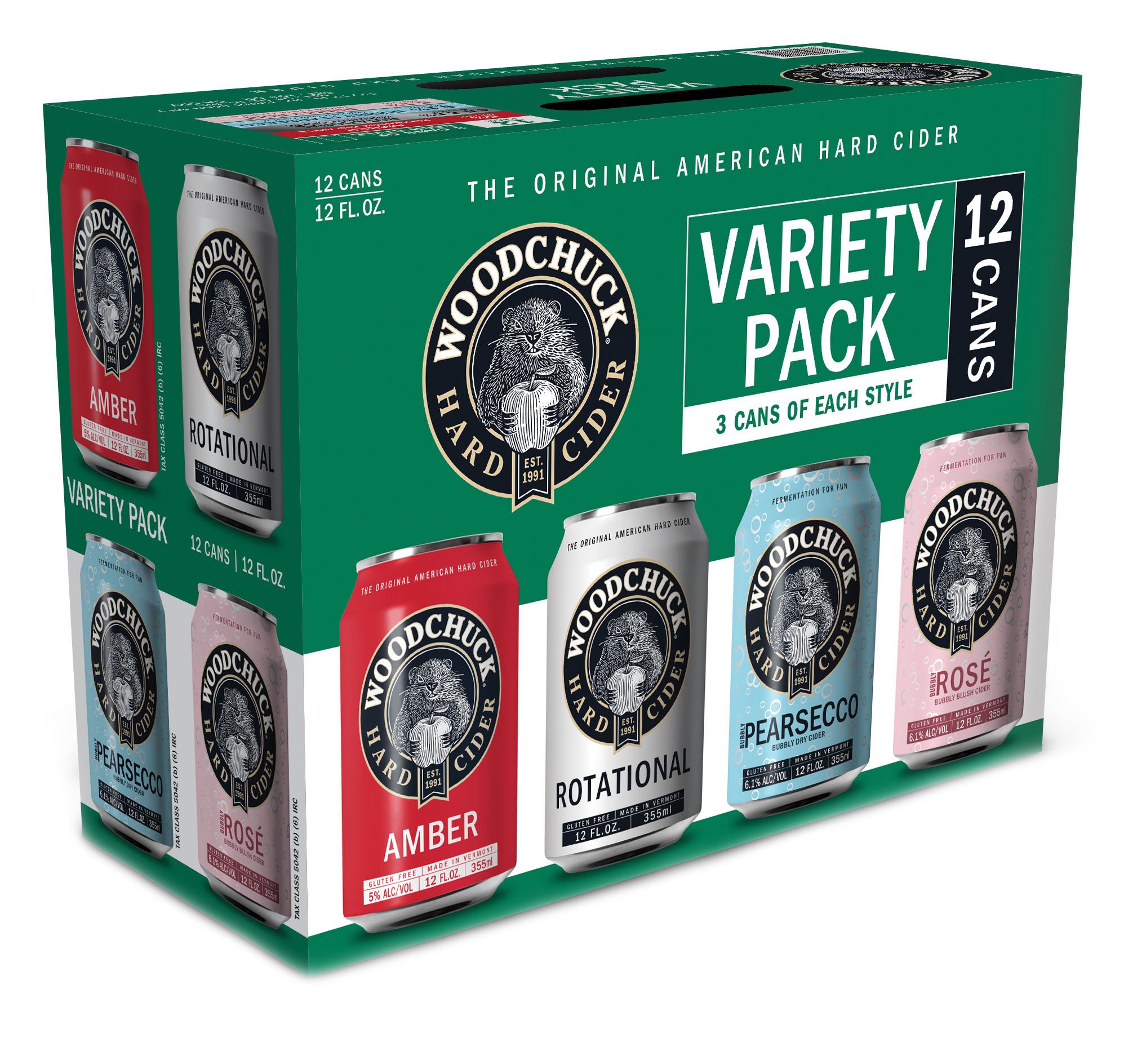 Woodchuck Hard Cider 12 oz Cans Variety Pack - Shop Hard Cider at H-E-B