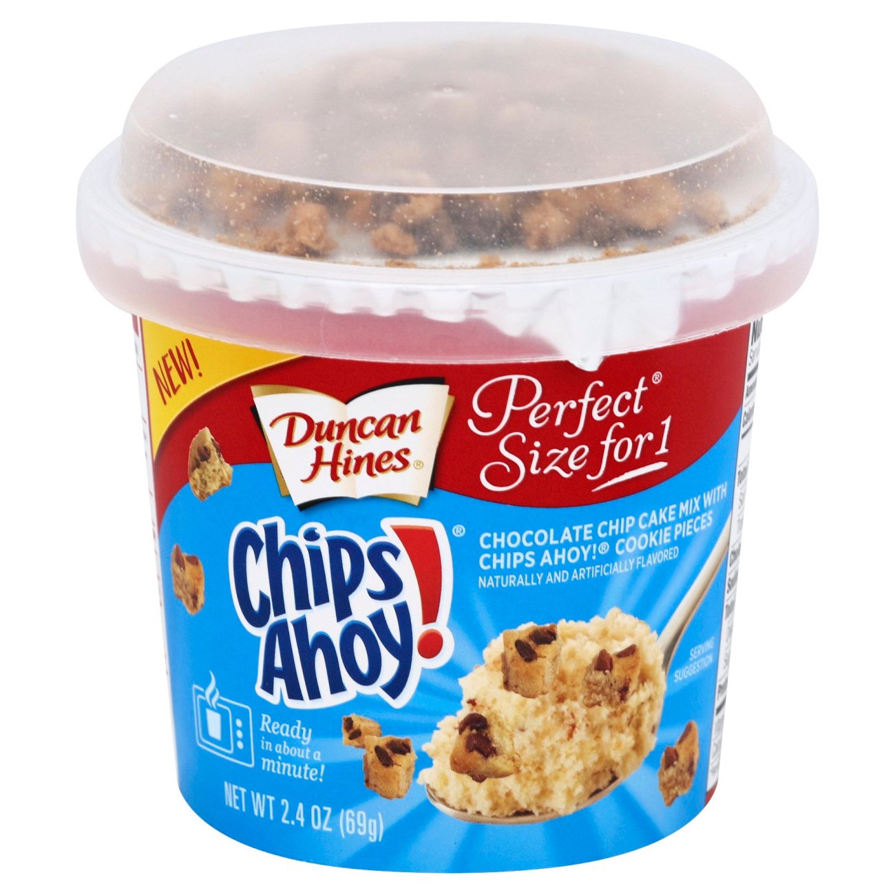 Duncan Hines Perfect Size For 1 Chips Ahoy Cake Mix Shop Baking Mixes At H E B