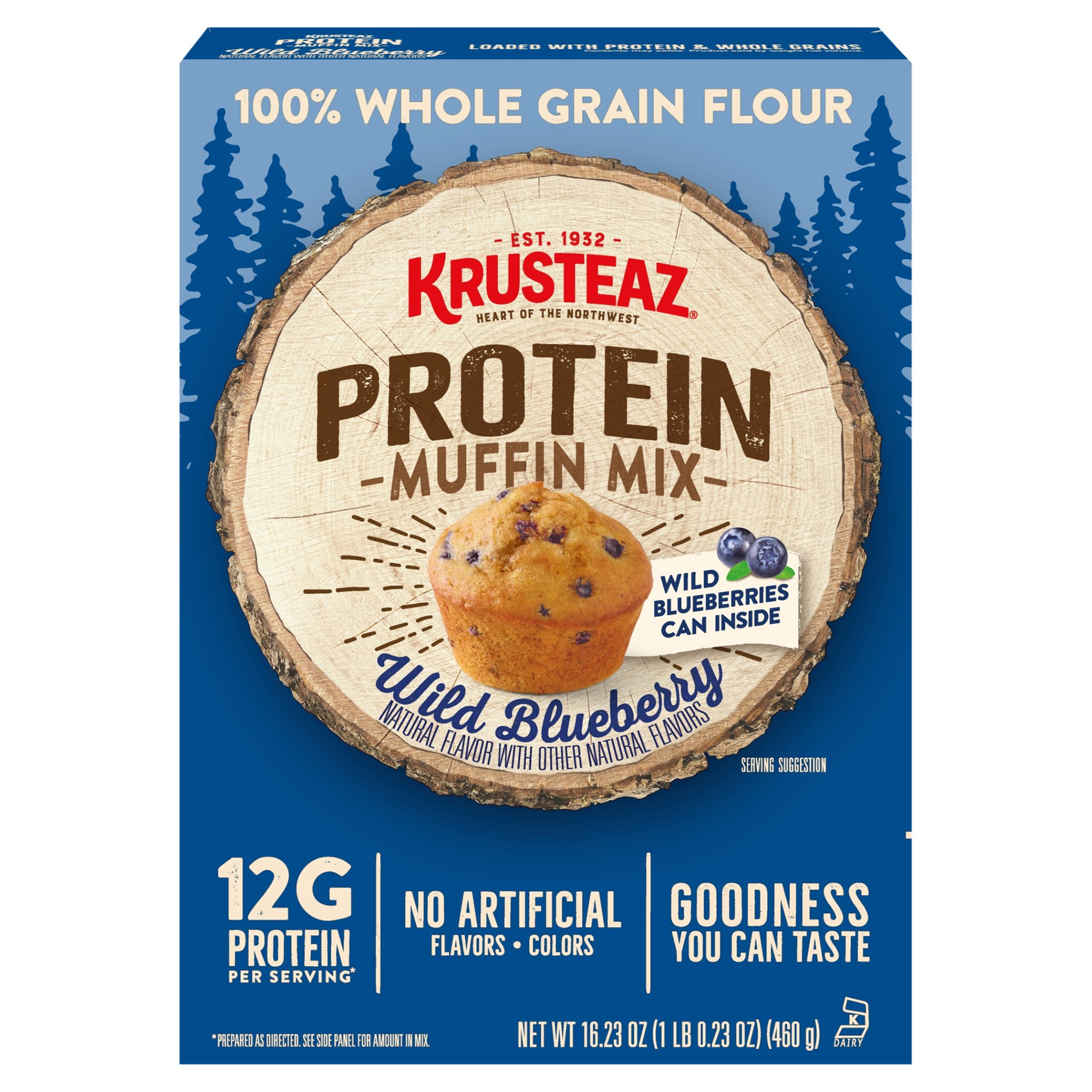 Krusteaz Protein Wild Blueberry Muffin Mix - Shop Baking Mixes At H-E-B