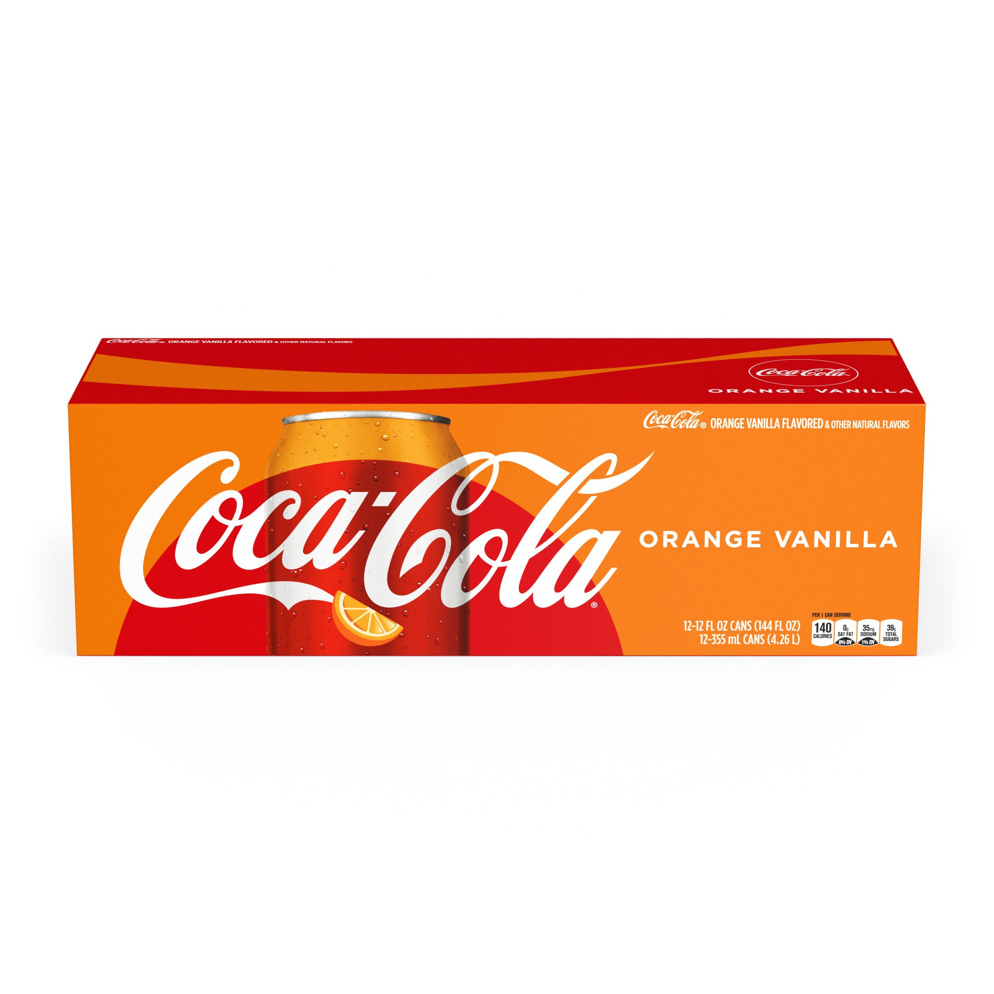 CocaCola Orange Vanilla Coke 12 oz Cans Shop Soda at HEB