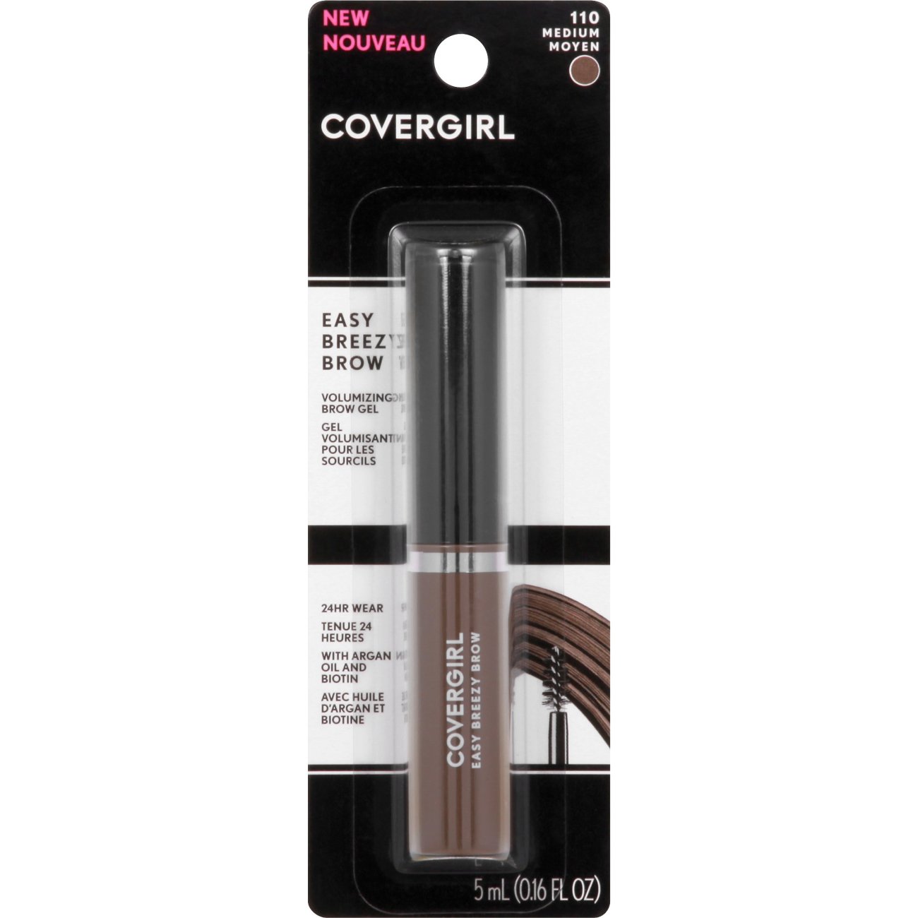 Covergirl Easy Breezy Volumizing Brow Gel Medium - Shop Eyes at H-E-B