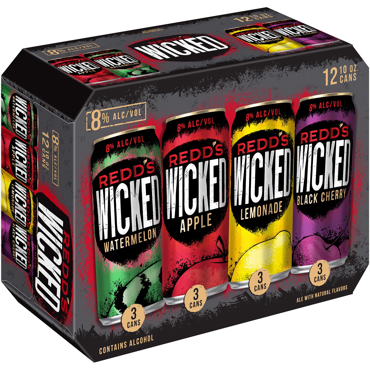 Redd's Wicked Ale 10 oz Cans Variety Pack Shop Malt beverages