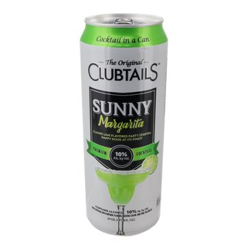 Clubtails Sunny Margarita Premium Cocktail, 24 oz