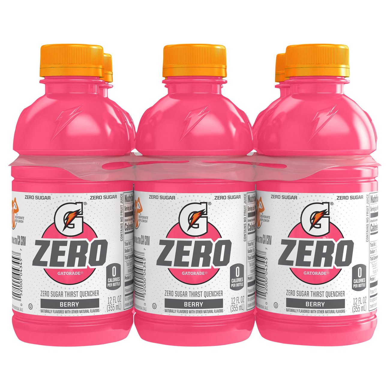 Gatorade Zero Berry Thirst Quencher Oz Bottles Shop Sports Energy Drinks At H E B