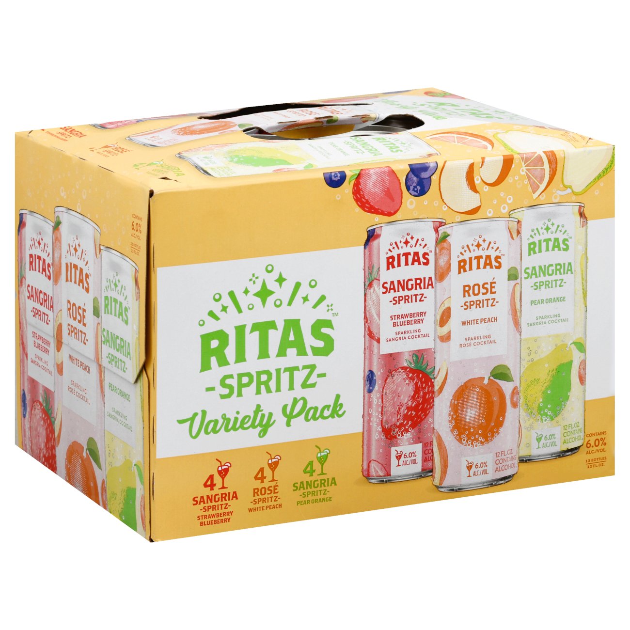 Ritas Spritz 12 oz Cans Variety Pack Shop Hard Cider at HEB