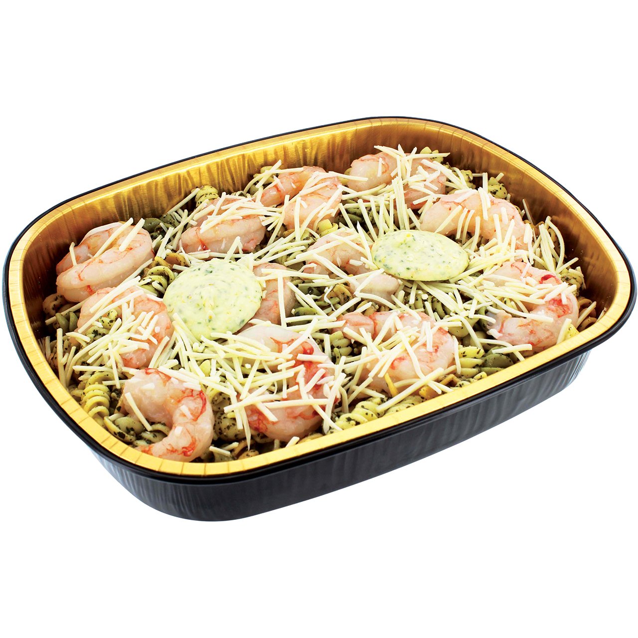 Meal Simple by HEB Shrimp Basil Pesto Pasta Bake Family Size Shop