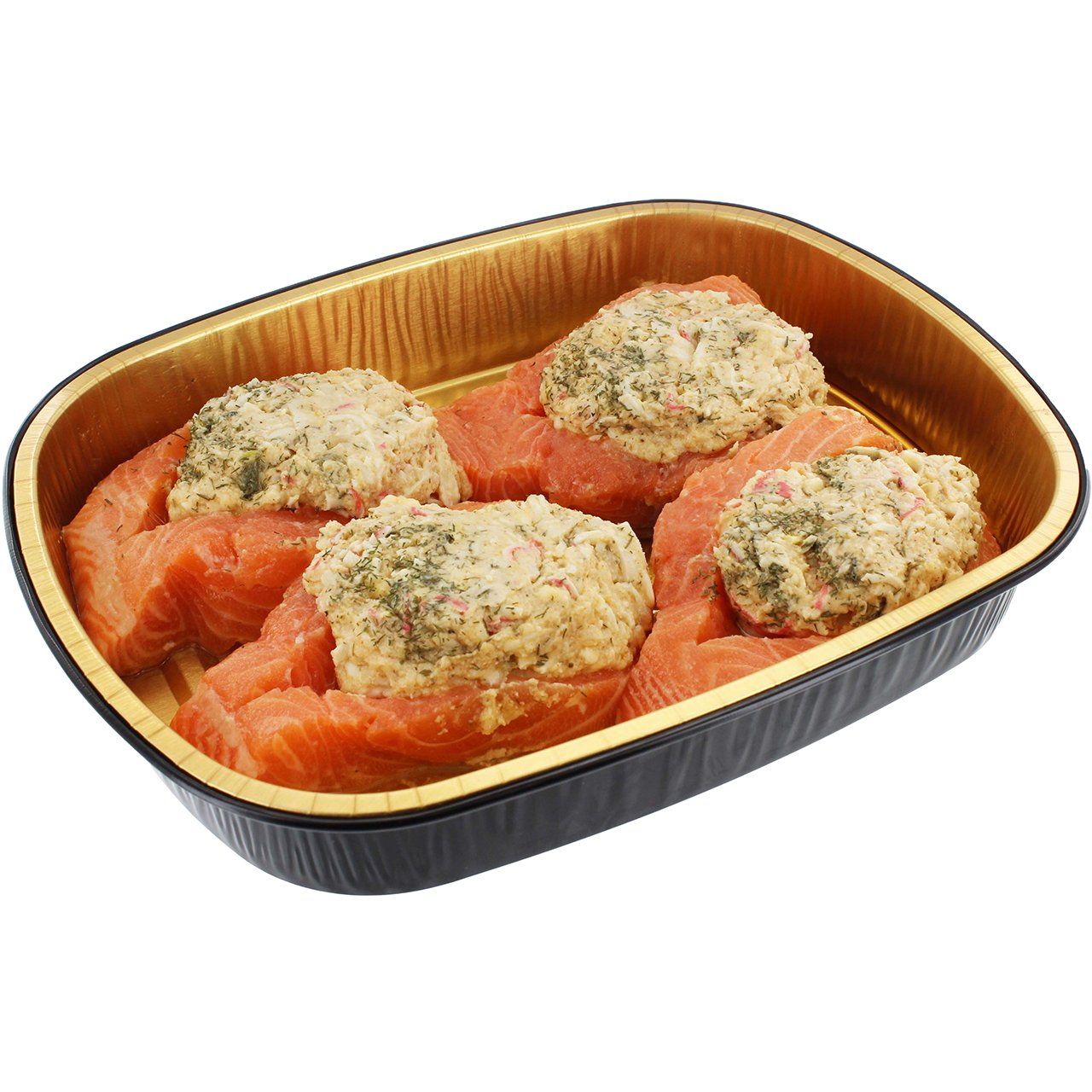 Meal Simple By H-E-B Crab-Stuffed Atlantic Salmon Fillets - Shop ...