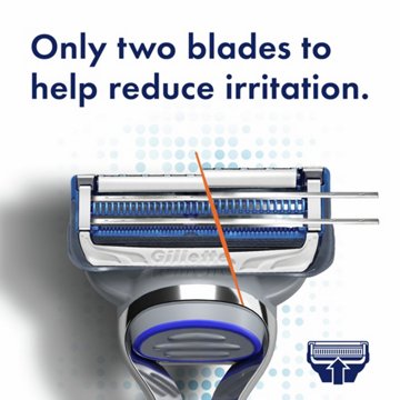 Gillette SkinGuard Razor + 1 Blade Refill for Men