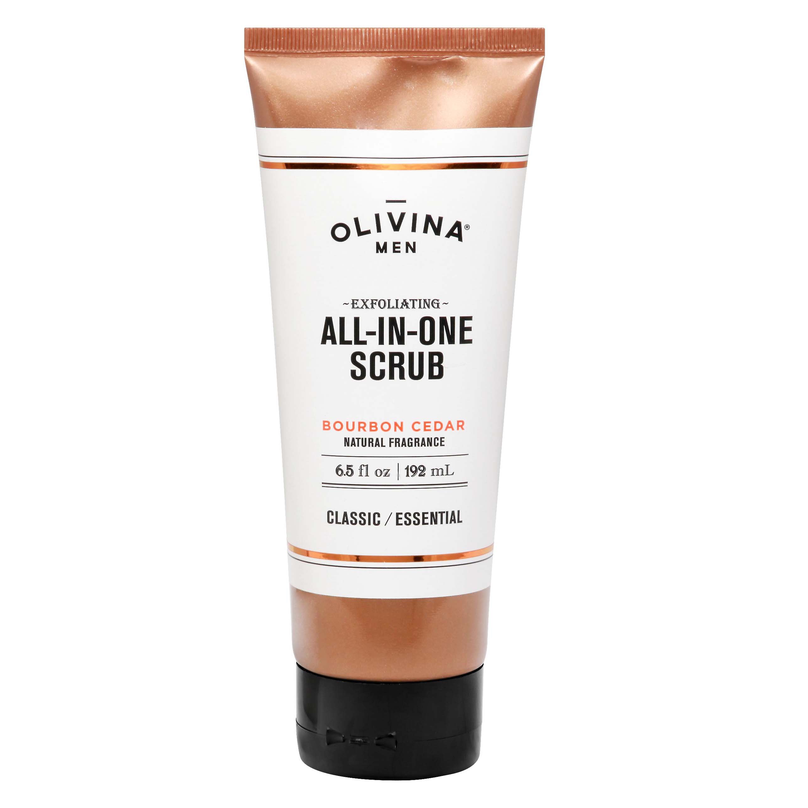 Olivina Men Exfoliating All In One Scrub Bourbon Cedar Shop Facial