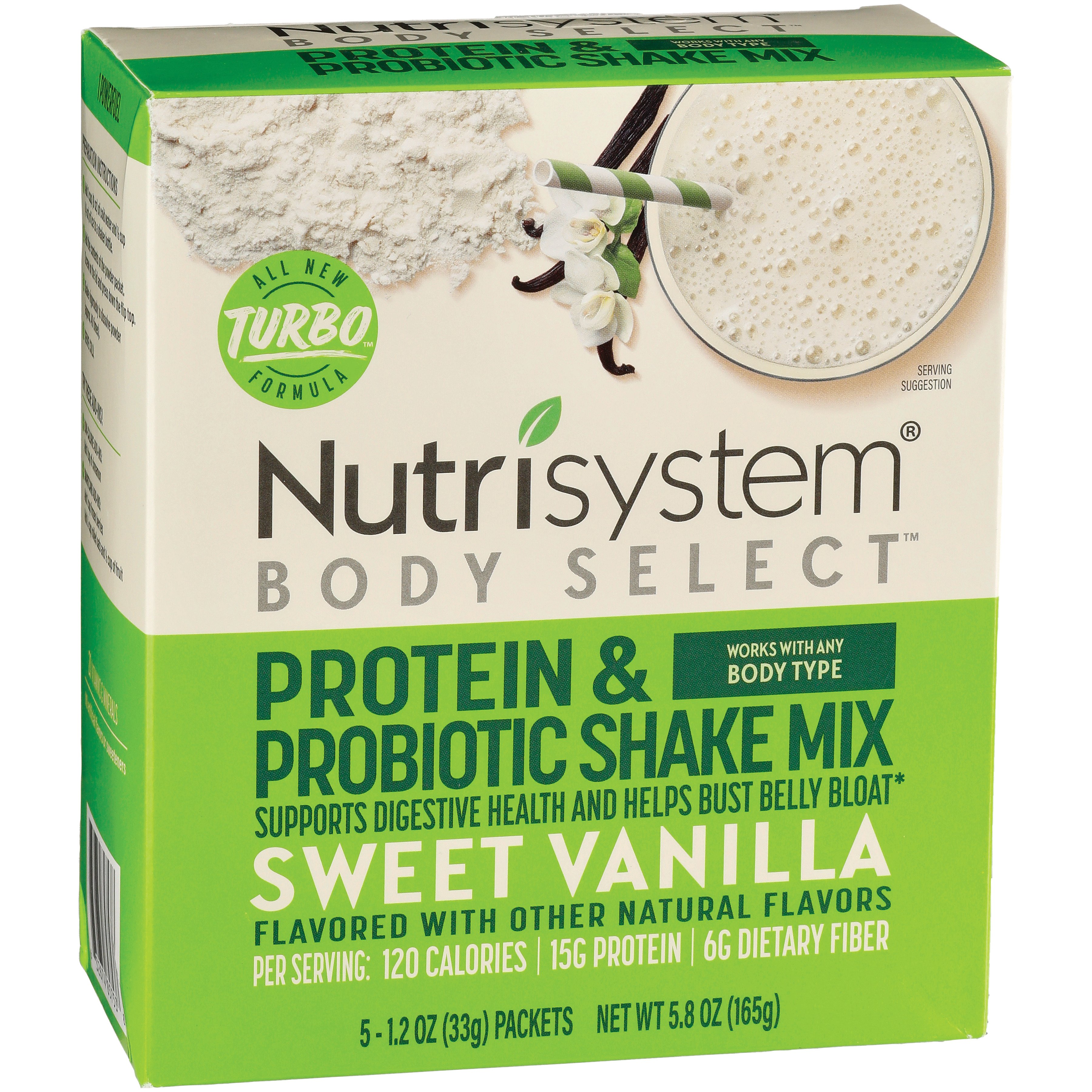 Nutrisystem Turbo Shake Mix Powder Vanilla - Shop Diet & Fitness at H-E-B