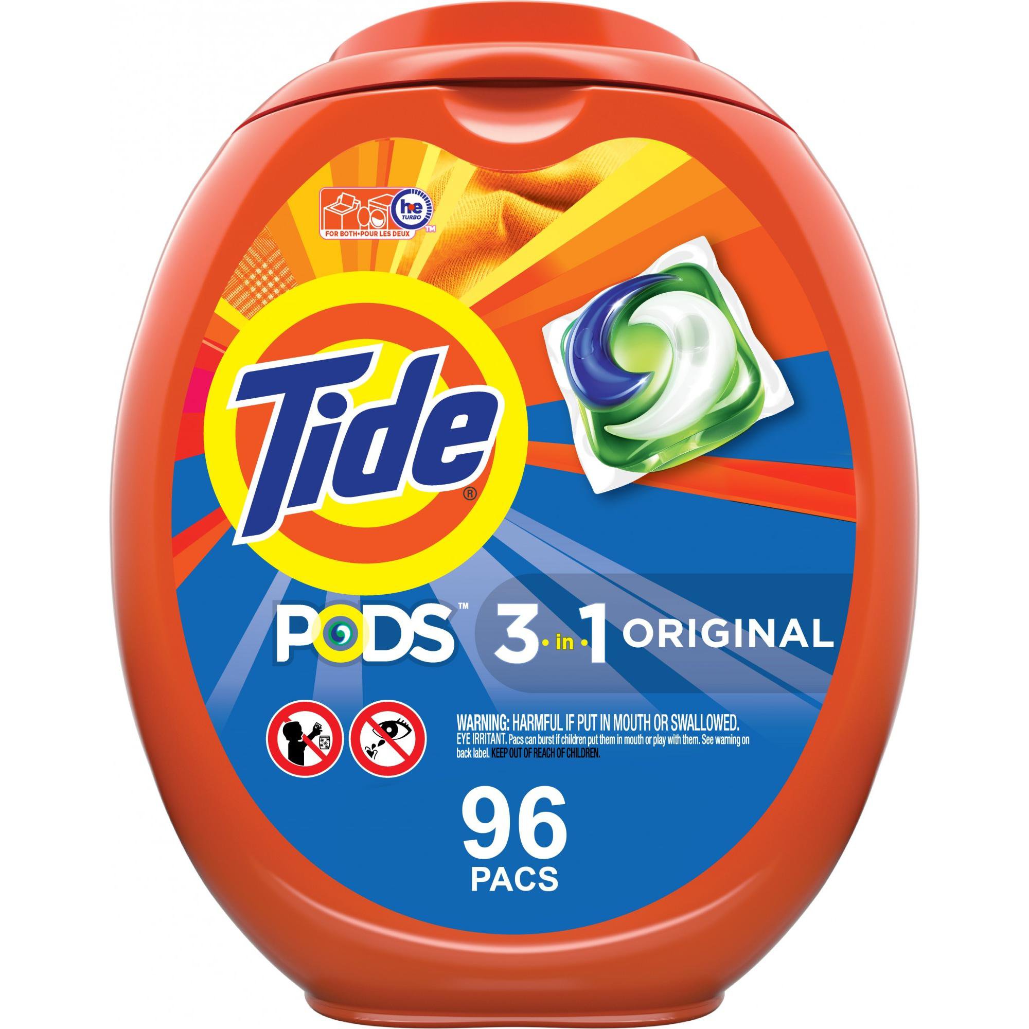 tide pods detergent laundry he scent pacs roll plus