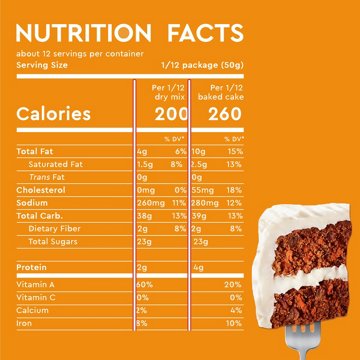 Duncan Hines Signature Perfectly Moist Carrot Cake Mix, 15.25 oz