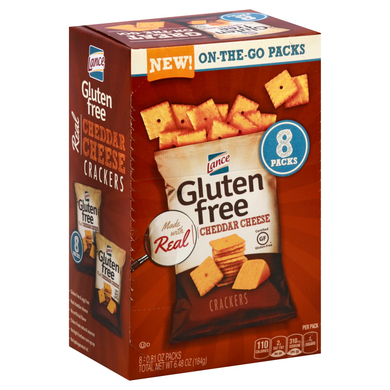 Lance Gluten Free Cheddar Cheese Crackers Shop Crackers & Breadsticks