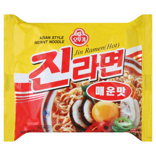 Ottogi Instant Jin Ramen Hot, 4.23 oz | Central Market - Really