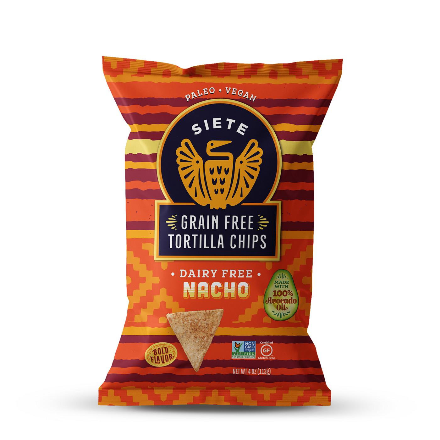 Siete Nacho Tortilla Chips; image 1 of 3