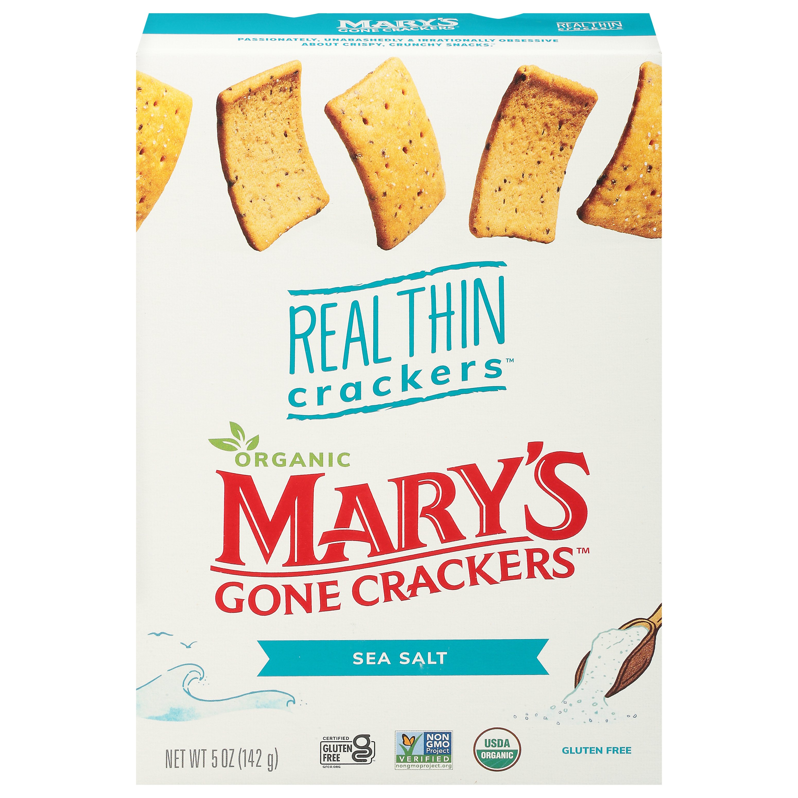 Mary's Gone Crackers Sea Salt Real Thin Crackers Shop Crackers