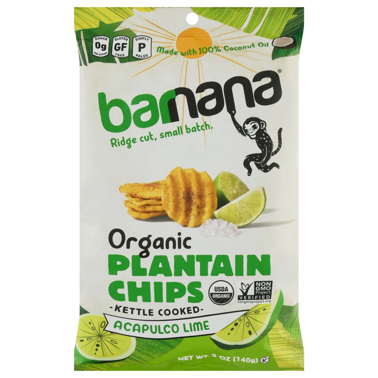 Barnana Acapulco Lime Plantain Chips Shop Chips at HEB