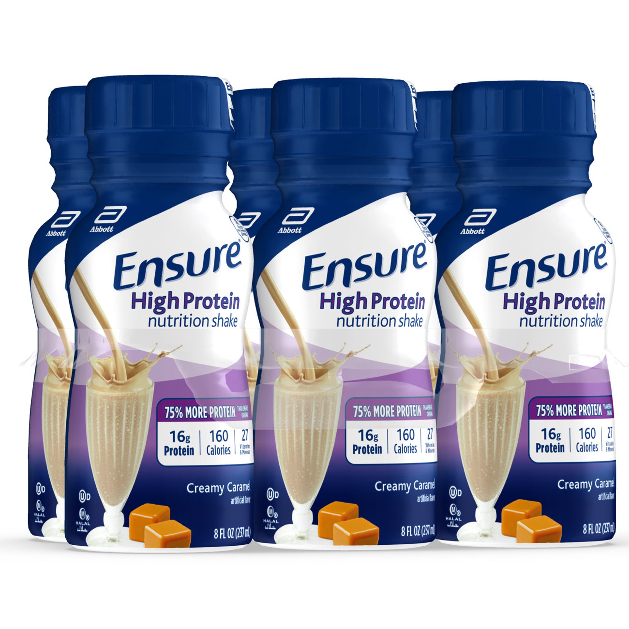 Ensure High Protein Creamy Caramel Nutrition Shake Shop Diet