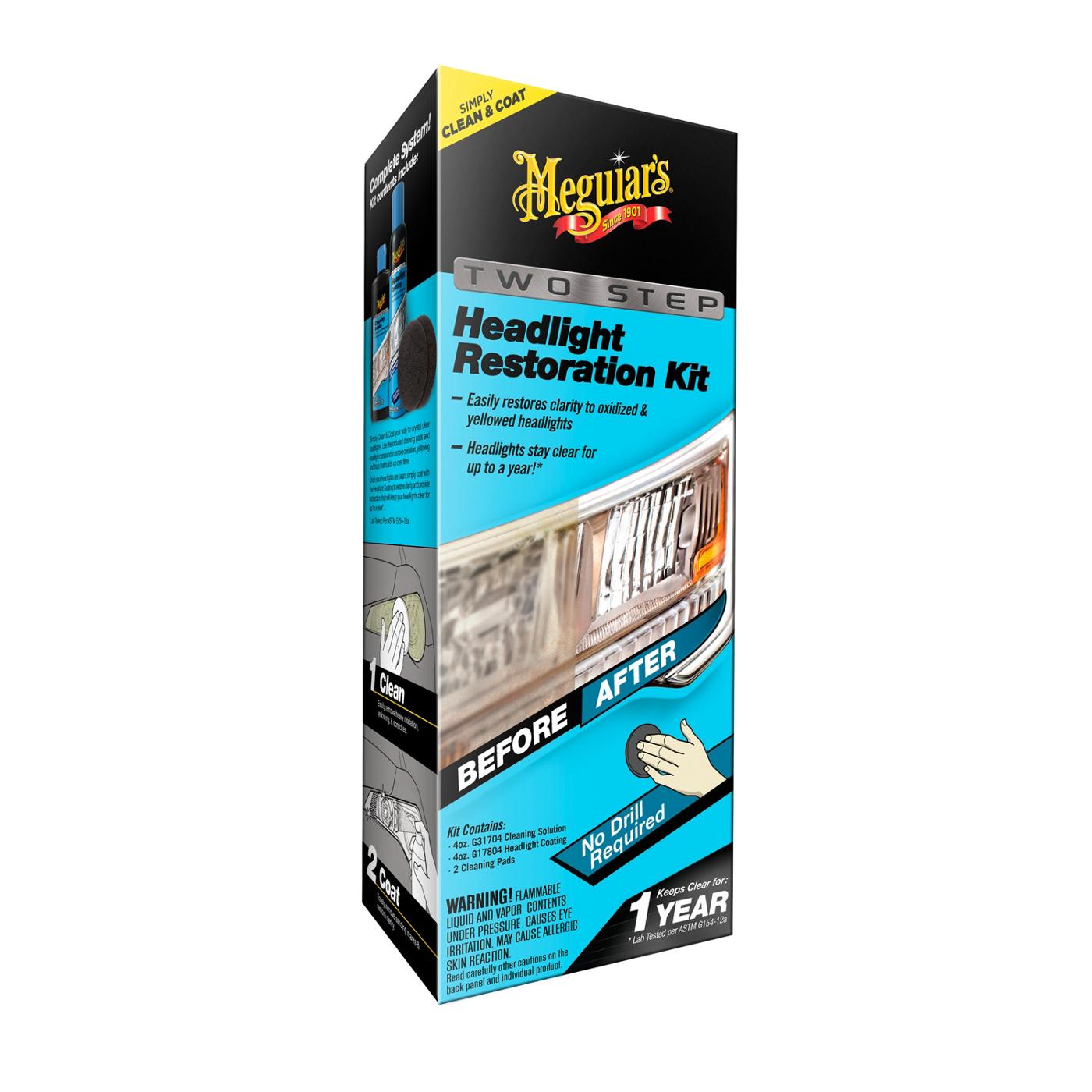 Meguiar's Two Step Headlight Restoration Kit; image 1 of 2