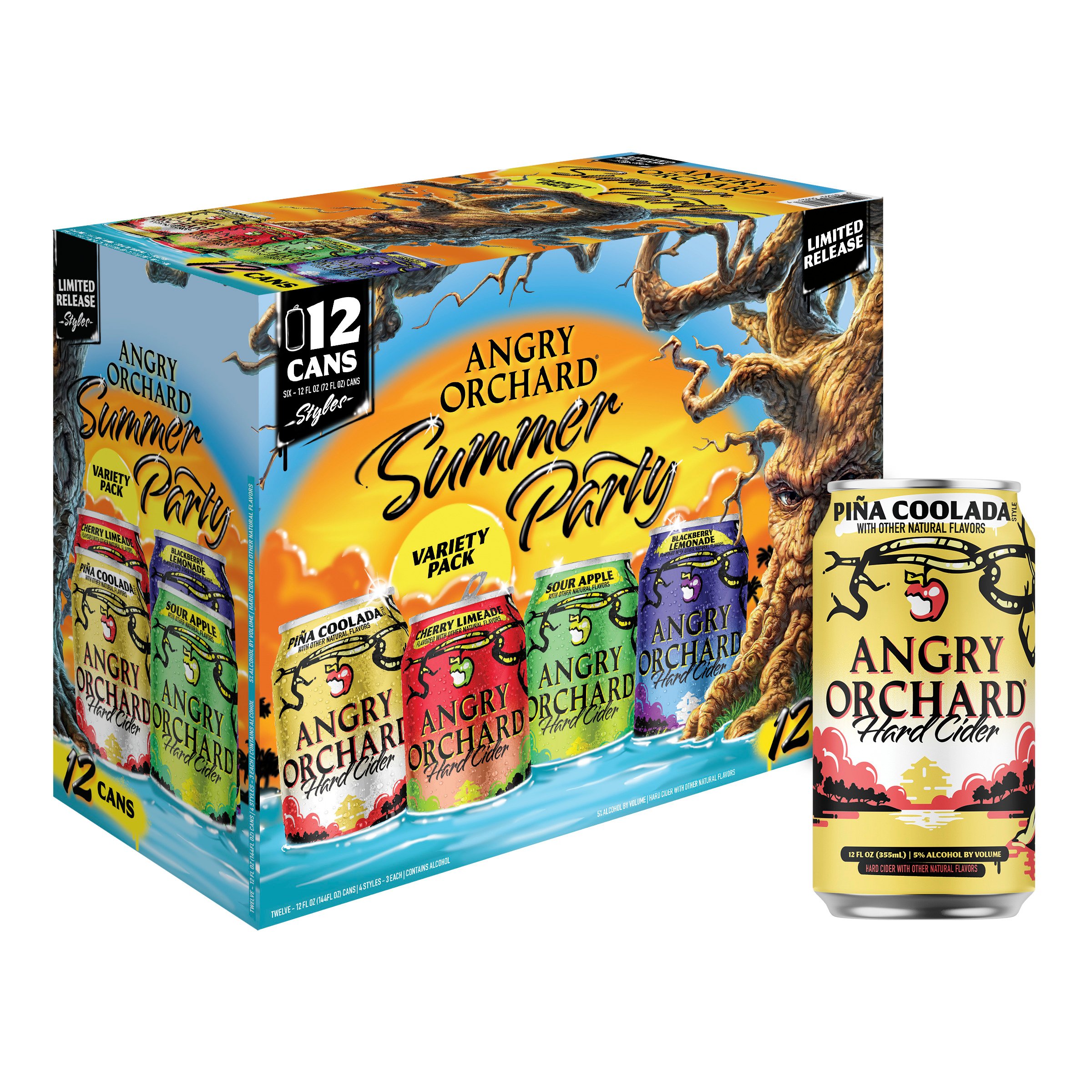 Angry Orchard Hard Cider Variety Pack 12 oz Cans - Shop Hard Cider at H-E-B