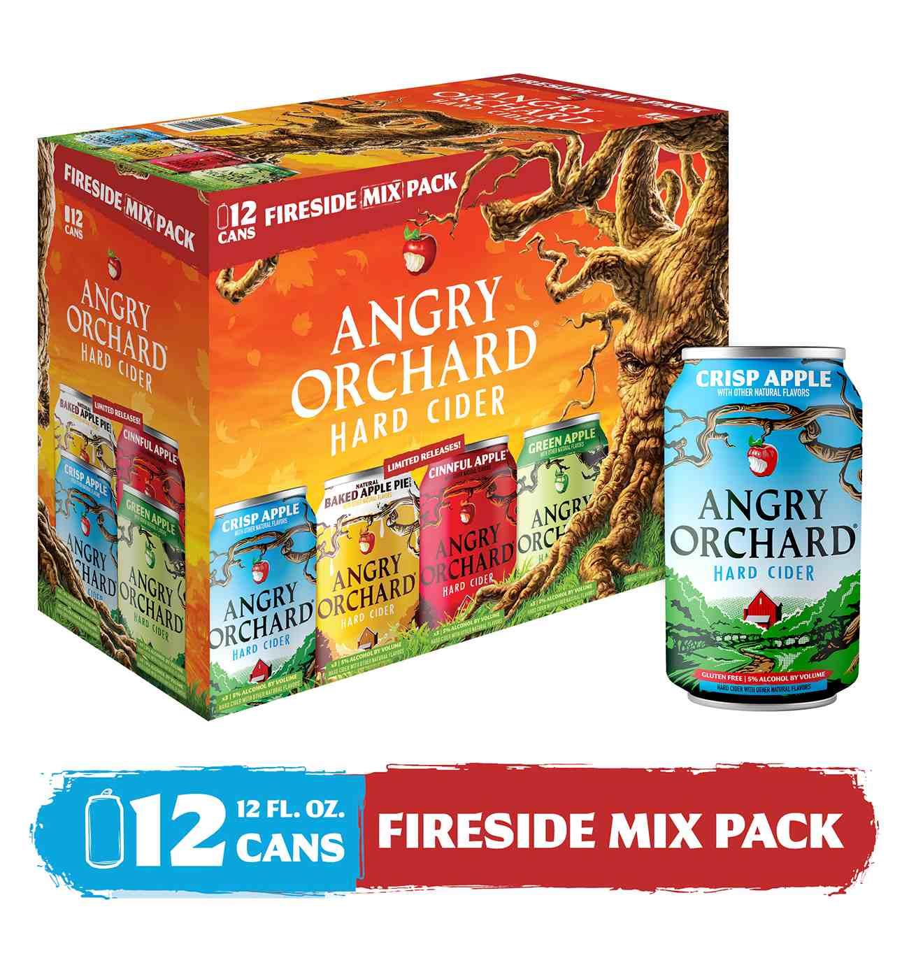 Angry Orchard Angry Orchard Fireside Variety Pack 12 pk Cans; image 2 of 3