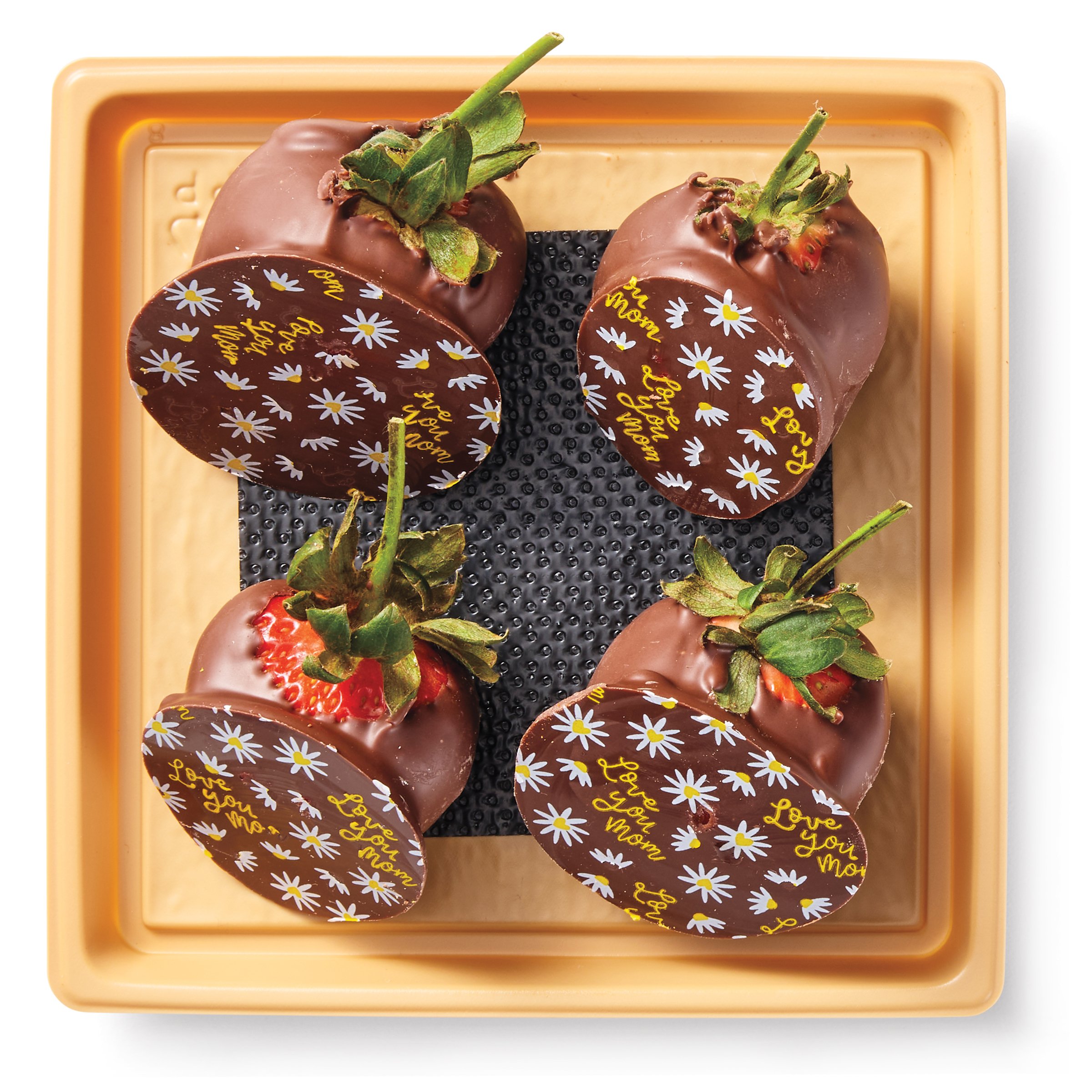 HEB Bakery Gourmet ChocolateDipped Strawberries Hugs & Kisses