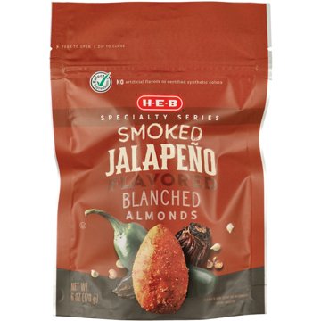 H-E-B Blanched Almonds - Smoked Jalapeño