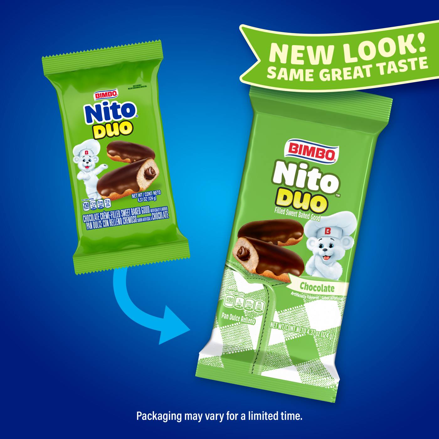 Bimbo Nito Duo Chocolate Crème Filled Sweet Baked Good; image 7 of 8