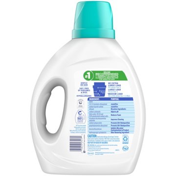 all Free Clear HE Liquid Laundry Detergent, 49 Loads - Odor Relief, 73 oz